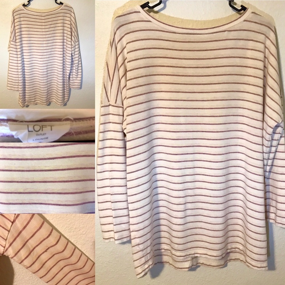 4/$24 LOFT Outlet Lounge Oversized Sweater- Medium